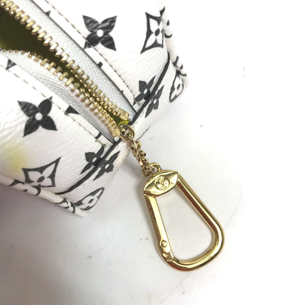 LOUIS VUITTON M67669 Monogram Giant Porte Monnaie Cube Pouch Canvas Women's Yellow