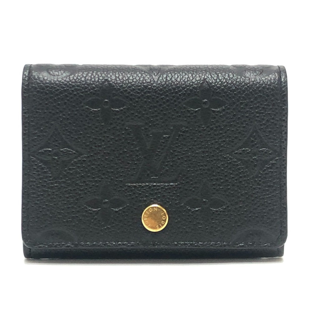 LOUIS VUITTON M58456 アンヴェロップ･カルト ドゥ ヴィジット 小物 名刺入れ カードケース モノグラムアンプラントレザー レディース ブラック