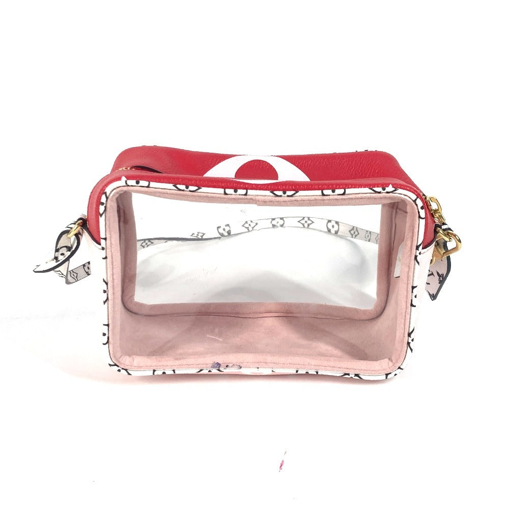 LOUIS VUITTON M67601 モノグラムジャイアント ビーチポーチ ハンドバッグ カバン 肩掛け ショルダーバッグ モノグラムジャイアントキャンバス レディース レッド - brandshop-reference