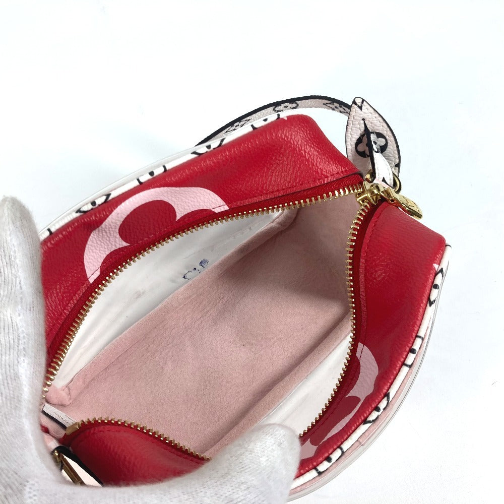 LOUIS VUITTON M67601 モノグラムジャイアント ビーチポーチ ハンドバッグ カバン 肩掛け ショルダーバッグ モノグラムジャイアントキャンバス レディース レッド - brandshop-reference