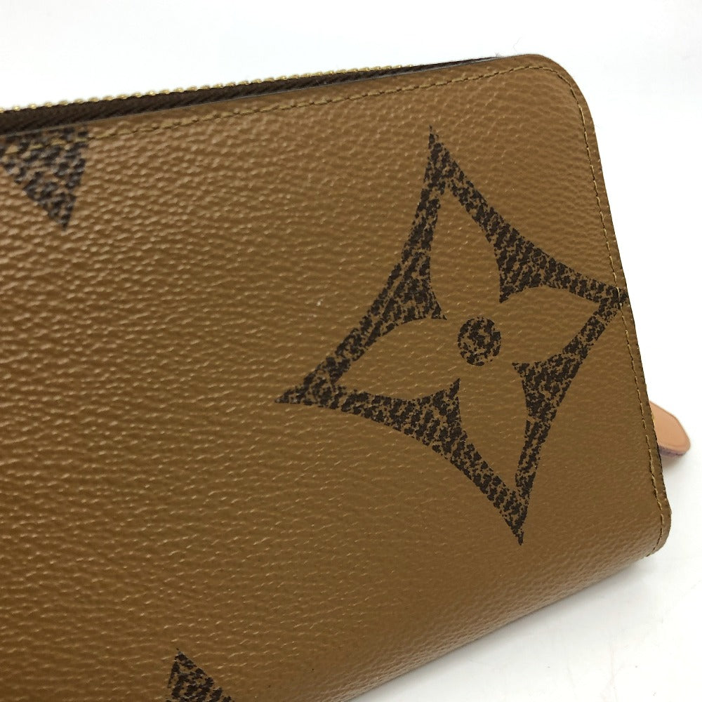 LOUIS VUITTON Ｍ67687 モノグラムジャイアント ジッピーウォレット 長財布 財布 ウォレット 長財布 モノグラムリバースキャンバス レディース ブラウン - brandshop-reference