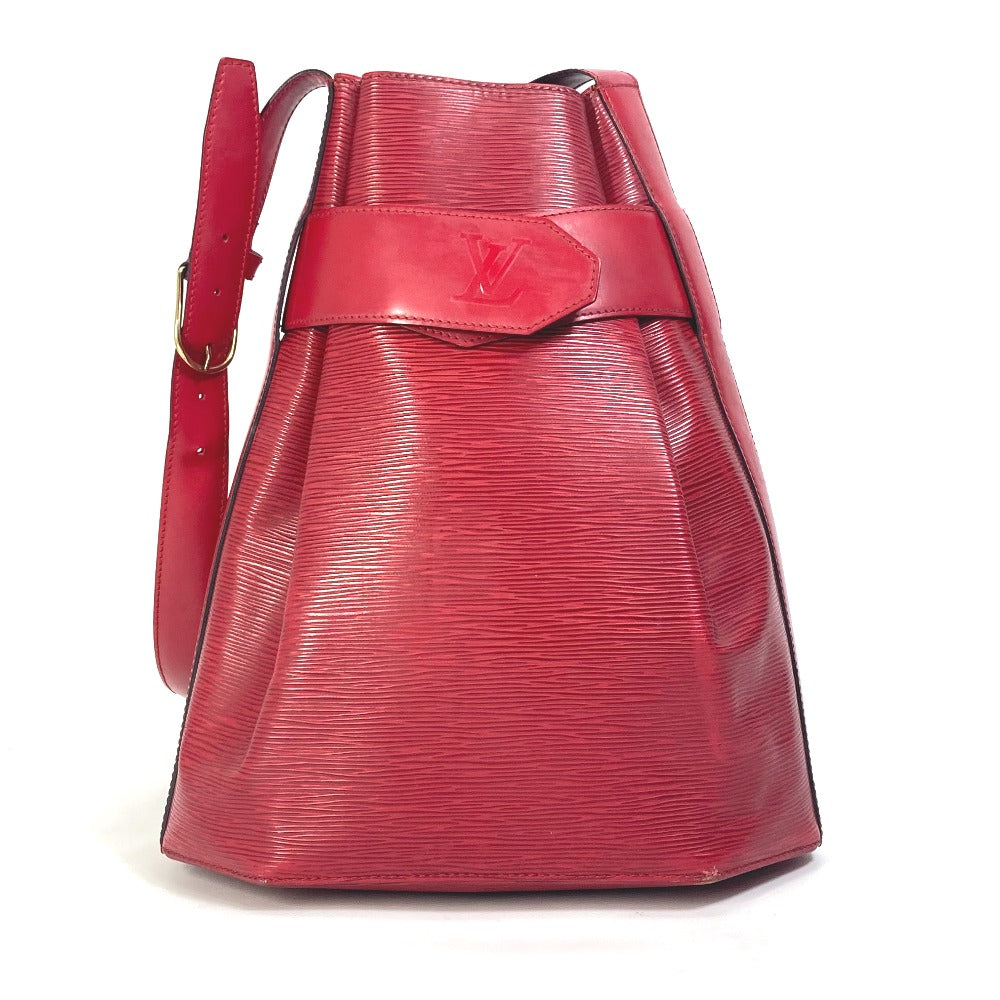 Louis Vuitton M80193 Epi Sac De Paul Bahu Beg Epi Kulit Wanita Castilian Merah Merah