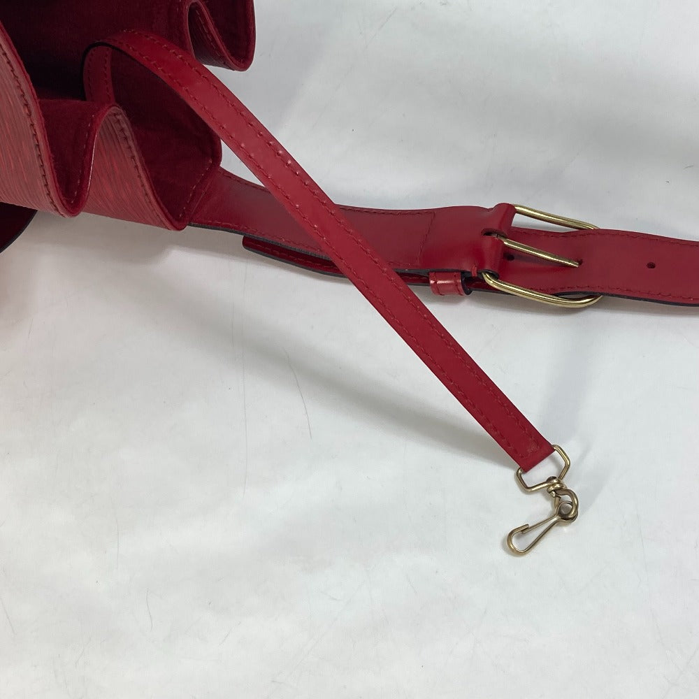 Louis Vuitton M80193 Epi Sac De Paul Bahu Beg Epi Kulit Wanita Castilian Merah Merah