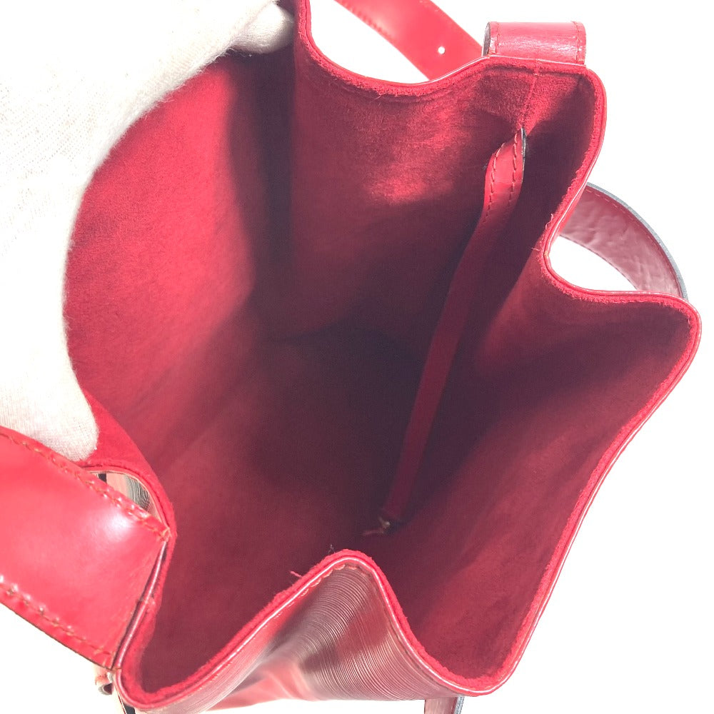 Louis Vuitton M80193 Epi Sac De Paul Bahu Beg Epi Kulit Wanita Castilian Merah Merah