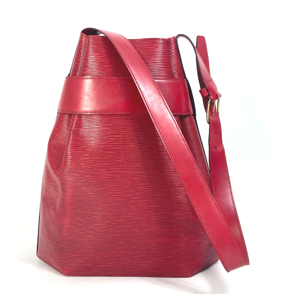 Louis Vuitton M80193 Epi Sac De Paul Bahu Beg Epi Kulit Wanita Castilian Merah Merah