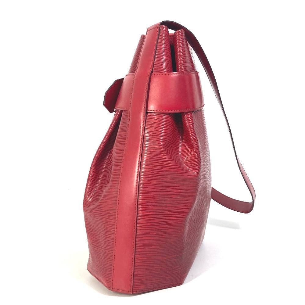 Louis Vuitton M80193 Epi Sac De Paul Bahu Beg Epi Kulit Wanita Castilian Merah Merah