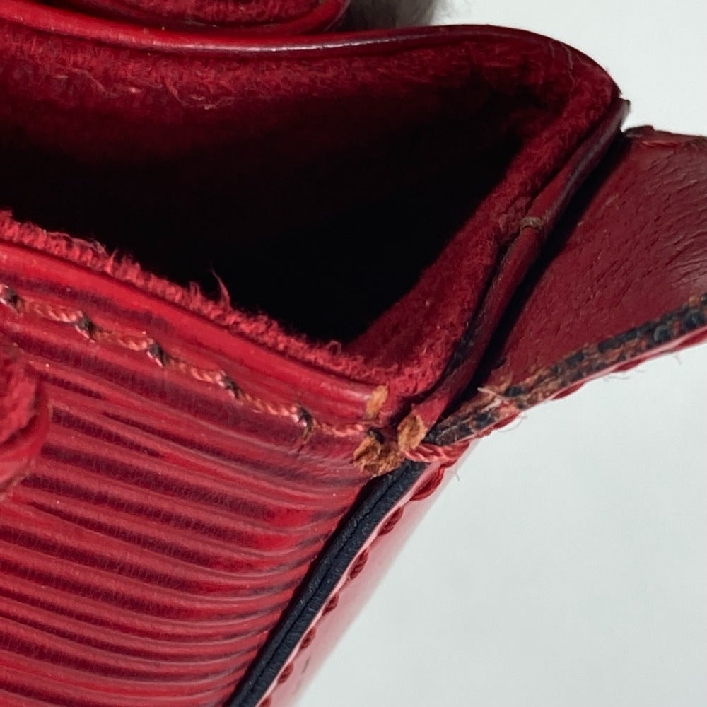 Louis Vuitton M80193 Epi Sac De Paul Bahu Beg Epi Kulit Wanita Castilian Merah Merah