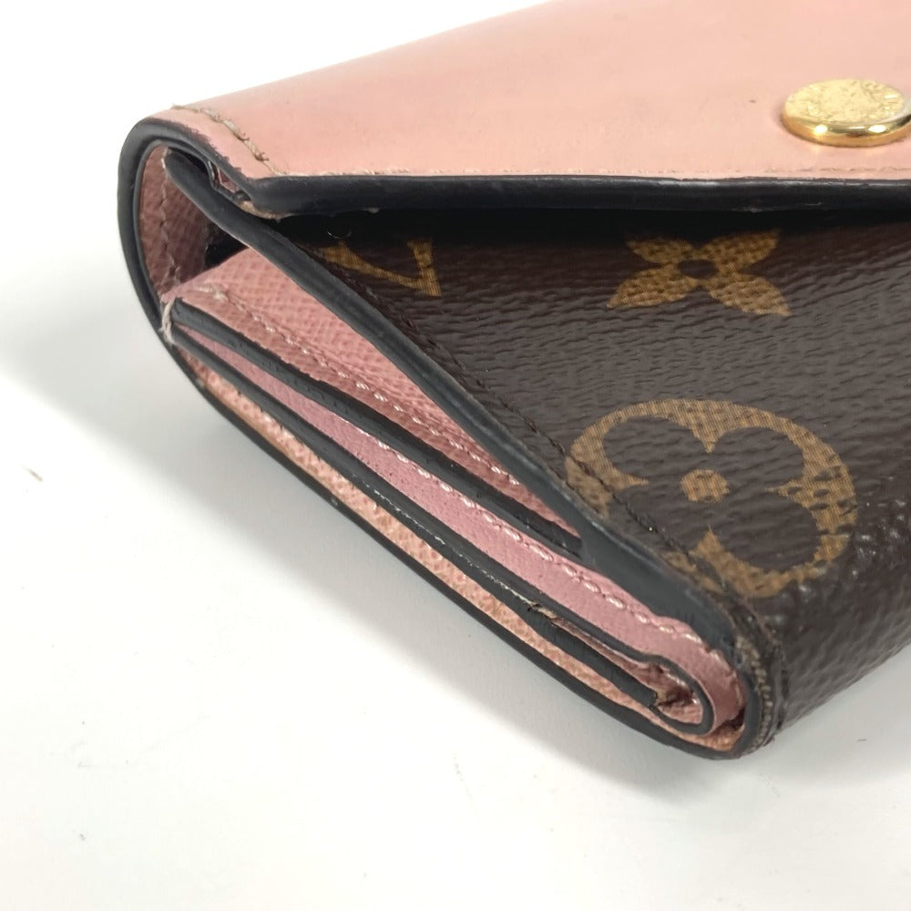 LOUIS VUITTON M62933 モノグラム ポルトフォイユゾエ コンパクトウォレット 財布 3つ折り財布 モノグラムキャンバス レディース ブラウン - brandshop-reference