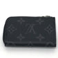LOUIS VUITTON M63536 ポルトモネジュール L字ファスナー 小銭入れ コンパクトウォレット コインケース モノグラムエクリプスキャンバス メンズ ブラック