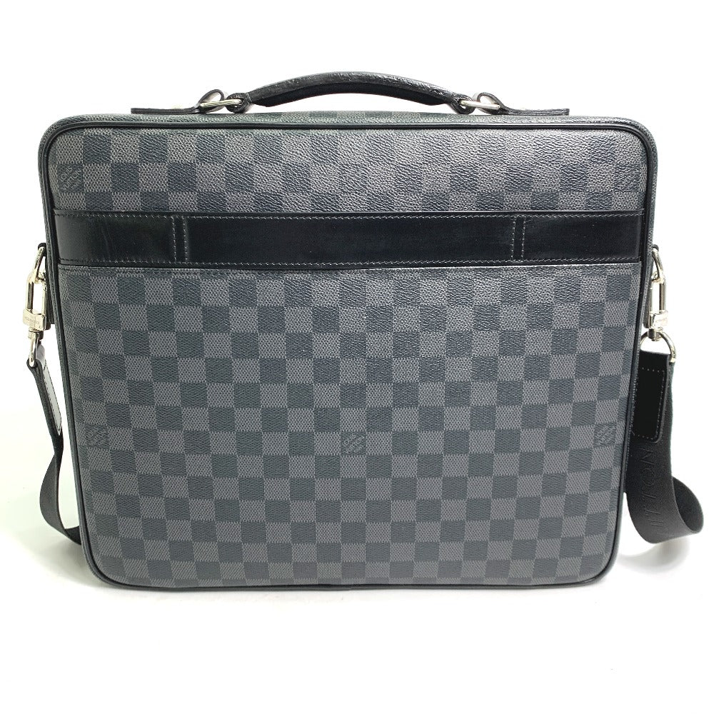 LOUIS VUITTON N58030 ダミエグラフィット 斜め掛け スティーブ カバン 2WAYショルダーバッグ ビジネスバッグ ダミエグラフィットキャンバス メンズ ブラック