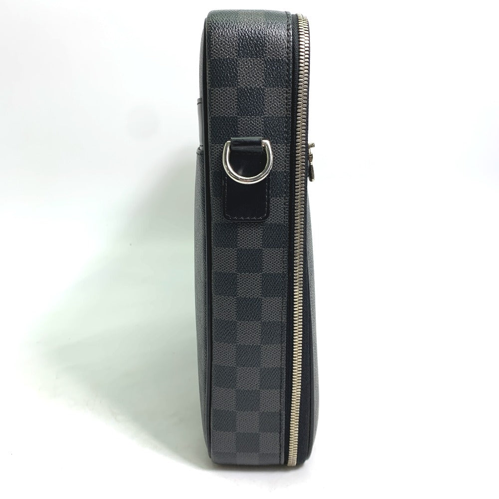 LOUIS VUITTON N58030 ダミエグラフィット 斜め掛け スティーブ カバン 2WAYショルダーバッグ ビジネスバッグ ダミエグラフィットキャンバス メンズ ブラック