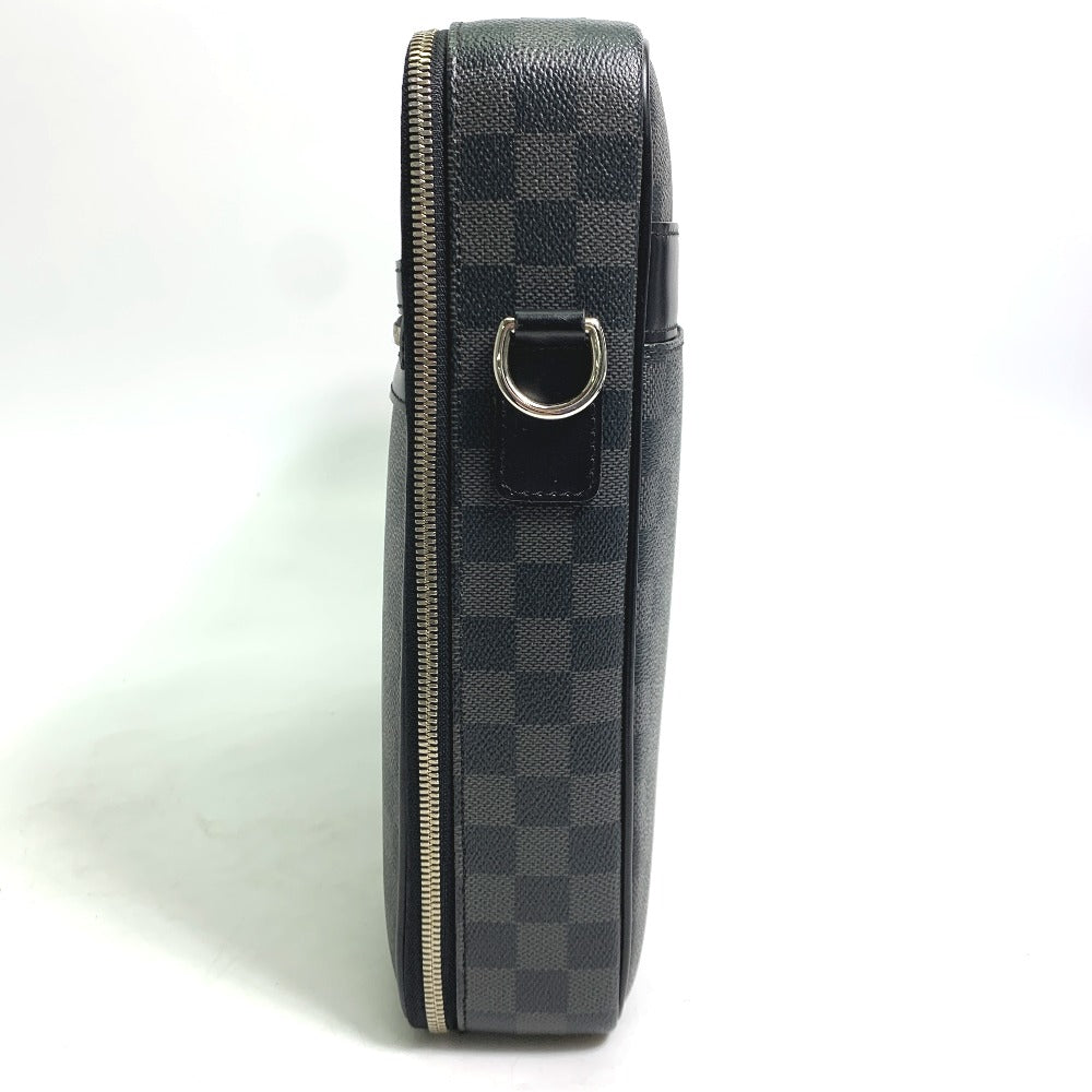LOUIS VUITTON N58030 ダミエグラフィット 斜め掛け スティーブ カバン 2WAYショルダーバッグ ビジネスバッグ ダミエグラフィットキャンバス メンズ ブラック
