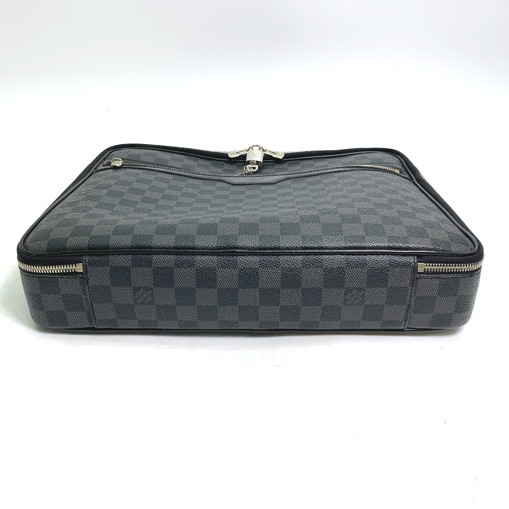 LOUIS VUITTON N58030 ダミエグラフィット 斜め掛け スティーブ カバン 2WAYショルダーバッグ ビジネスバッグ ダミエグラフィットキャンバス メンズ ブラック