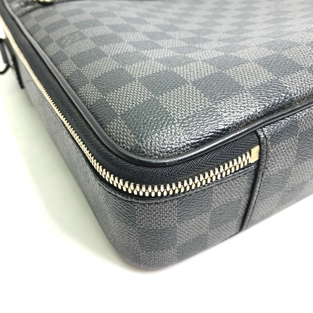 LOUIS VUITTON N58030 ダミエグラフィット 斜め掛け スティーブ カバン 2WAYショルダーバッグ ビジネスバッグ ダミエグラフィットキャンバス メンズ ブラック