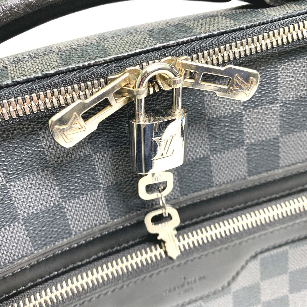 LOUIS VUITTON N58030 ダミエグラフィット 斜め掛け スティーブ カバン 2WAYショルダーバッグ ビジネスバッグ ダミエグラフィットキャンバス メンズ ブラック
