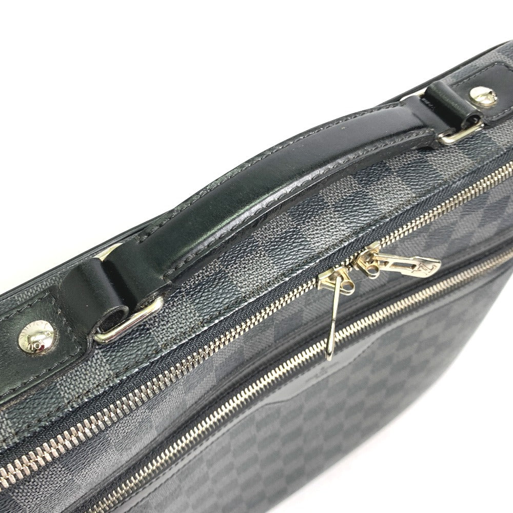 LOUIS VUITTON N58030 ダミエグラフィット 斜め掛け スティーブ カバン 2WAYショルダーバッグ ビジネスバッグ ダミエグラフィットキャンバス メンズ ブラック