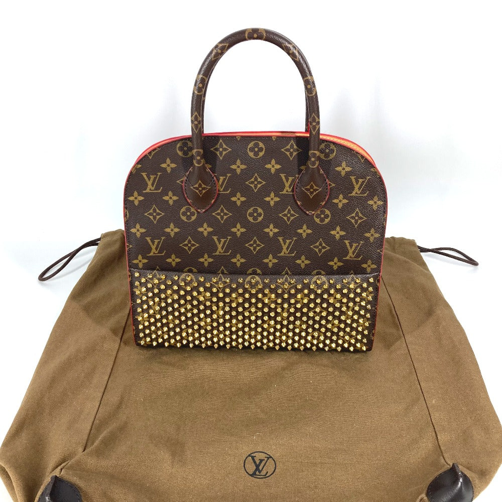 LOUIS VUITTON M41234 モノグラム スタッズ アイコノクラスト クリスチャンルブタンコラボ トートバッグ カバン ハンドバッグ モノグラムキャンバス レディース ブラウン - brandshop-reference
