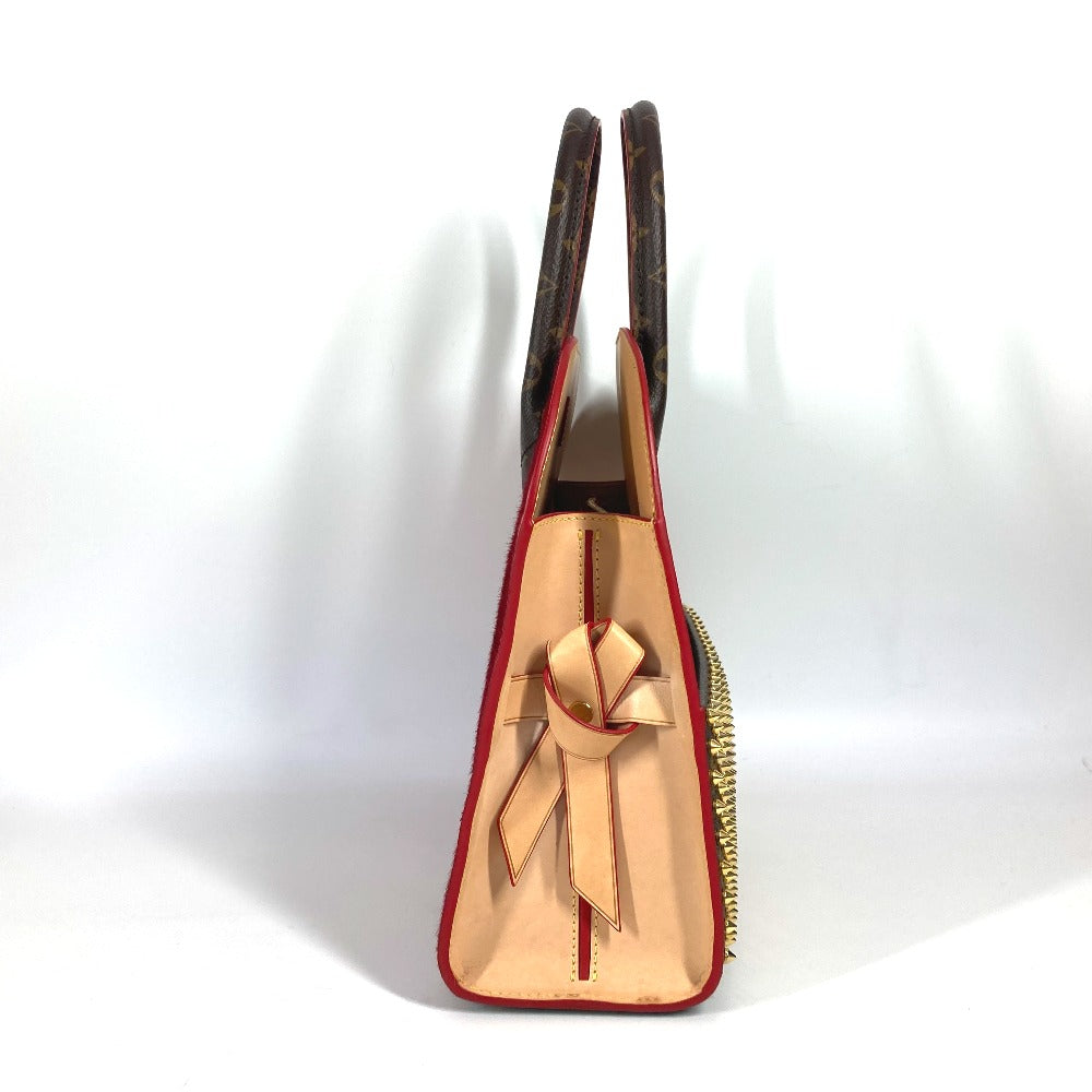 LOUIS VUITTON M41234 モノグラム スタッズ アイコノクラスト クリスチャンルブタンコラボ トートバッグ カバン ハンドバッグ モノグラムキャンバス レディース ブラウン - brandshop-reference