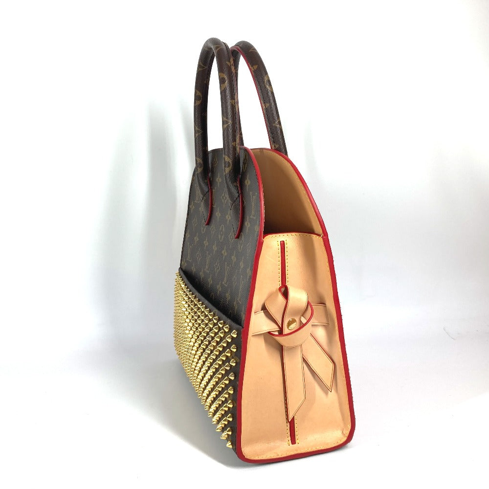 LOUIS VUITTON M41234 モノグラム スタッズ アイコノクラスト クリスチャンルブタンコラボ トートバッグ カバン ハンドバッグ モノグラムキャンバス レディース ブラウン - brandshop-reference