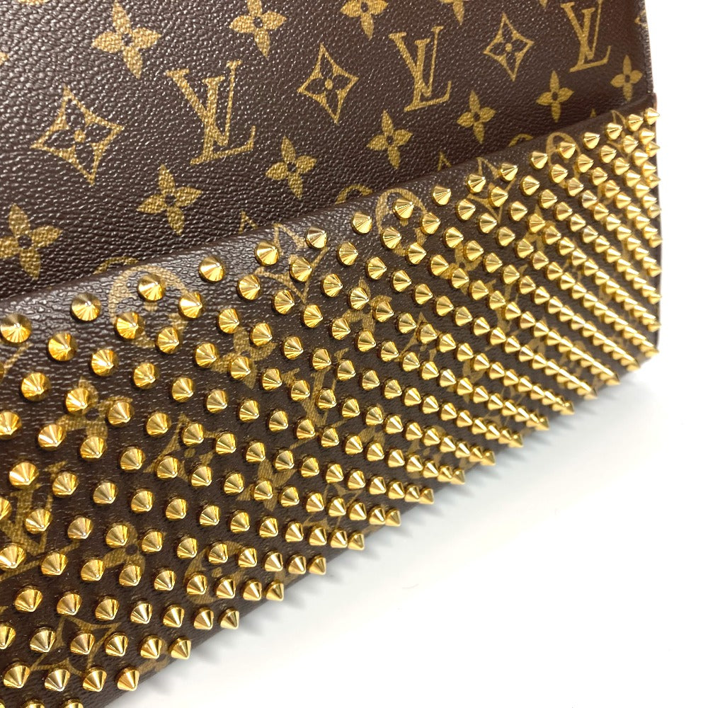 LOUIS VUITTON M41234 モノグラム スタッズ アイコノクラスト クリスチャンルブタンコラボ トートバッグ カバン ハンドバッグ モノグラムキャンバス レディース ブラウン - brandshop-reference