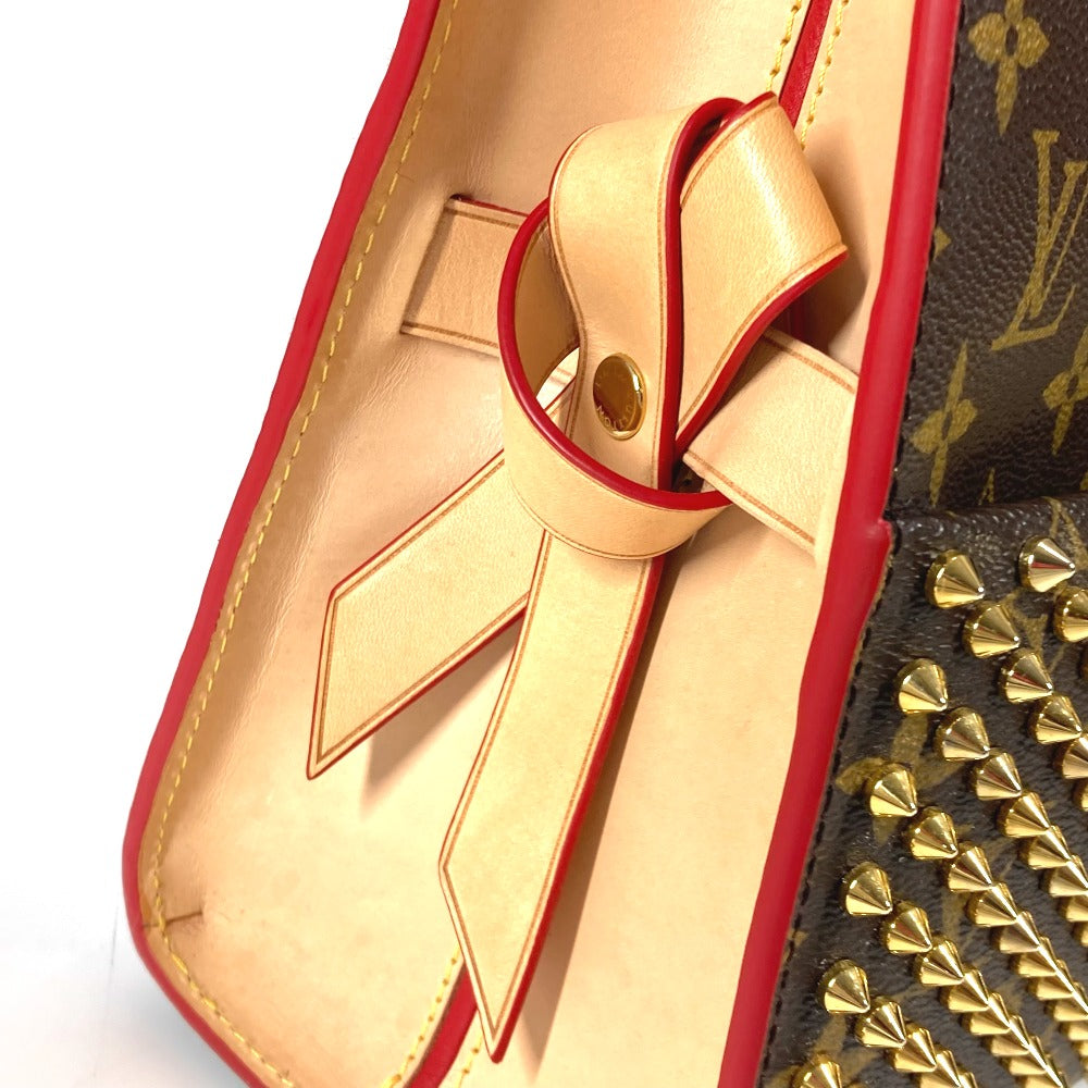 LOUIS VUITTON M41234 モノグラム スタッズ アイコノクラスト クリスチャンルブタンコラボ トートバッグ カバン ハンドバッグ モノグラムキャンバス レディース ブラウン - brandshop-reference