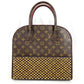 LOUIS VUITTON M41234 モノグラム スタッズ アイコノクラスト クリスチャンルブタンコラボ トートバッグ カバン ハンドバッグ モノグラムキャンバス/ハラコ レディース ブラウン - brandshop-reference