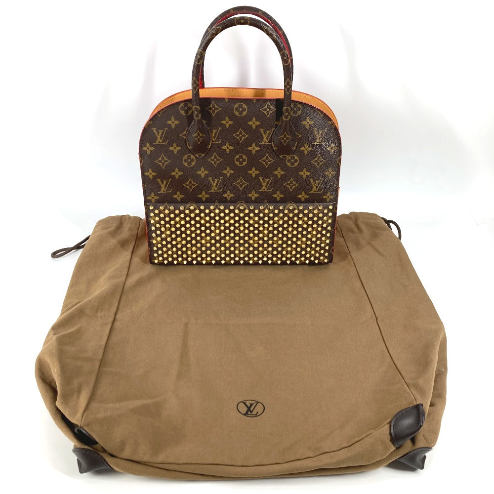 LOUIS VUITTON M41234 モノグラム スタッズ アイコノクラスト クリスチャンルブタンコラボ トートバッグ カバン ハンドバッグ モノグラムキャンバス/ハラコ レディース ブラウン - brandshop-reference