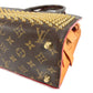 LOUIS VUITTON M41234 モノグラム スタッズ アイコノクラスト クリスチャンルブタンコラボ トートバッグ カバン ハンドバッグ モノグラムキャンバス/ハラコ レディース ブラウン - brandshop-reference