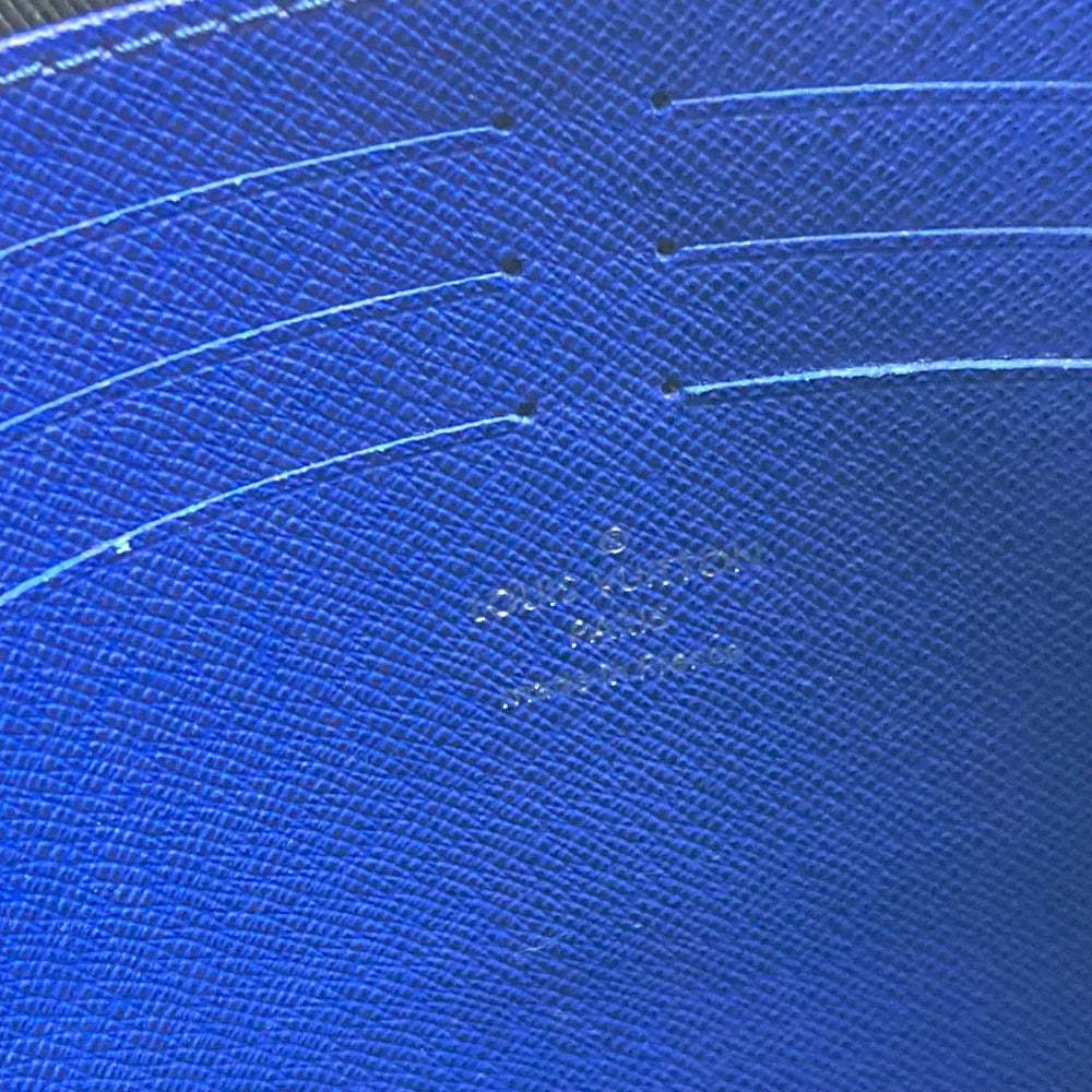 LOUIS VUITTON M30575 Taiga Pochette Voyage MM Bag, Pouch, Second Bag, Taiga Leather, Men's, Taiga Cobalt Blue