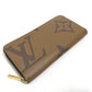 LOUIS VUITTON M69353 Monogram Giant Zippy Wallet, Monogram Canvas, Women's, Brown