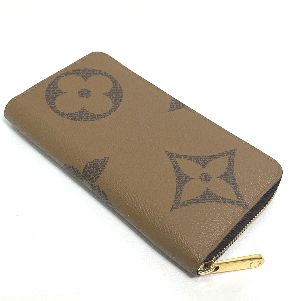 LOUIS VUITTON M69353 Monogram Giant Zippy Wallet, Monogram Canvas, Women's, Brown