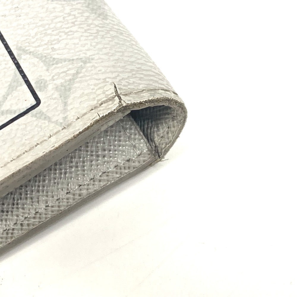 LOUIS VUITTON M67822 モノグラム ロゴストーリー ポルトフォイユブラザ 2つ折り ロングウォレット 長財布 モノグラムキャンバス メンズ ホワイト - brandshop-reference