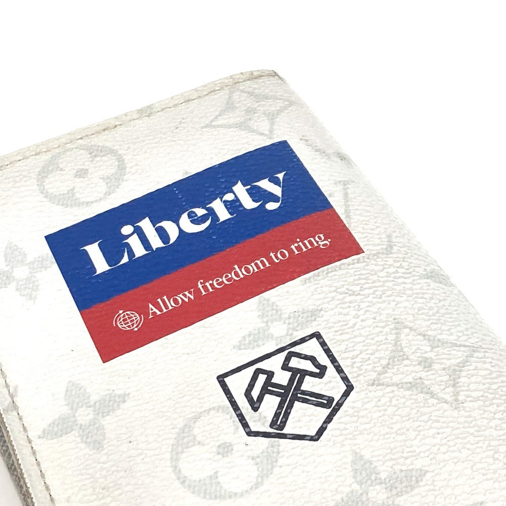 LOUIS VUITTON M67822 モノグラム ロゴストーリー ポルトフォイユブラザ 2つ折り ロングウォレット 長財布 モノグラムキャンバス メンズ ホワイト - brandshop-reference