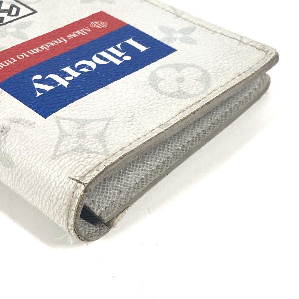 LOUIS VUITTON M67822 モノグラム ロゴストーリー ポルトフォイユブラザ 2つ折り ロングウォレット 長財布 モノグラムキャンバス メンズ ホワイト - brandshop-reference