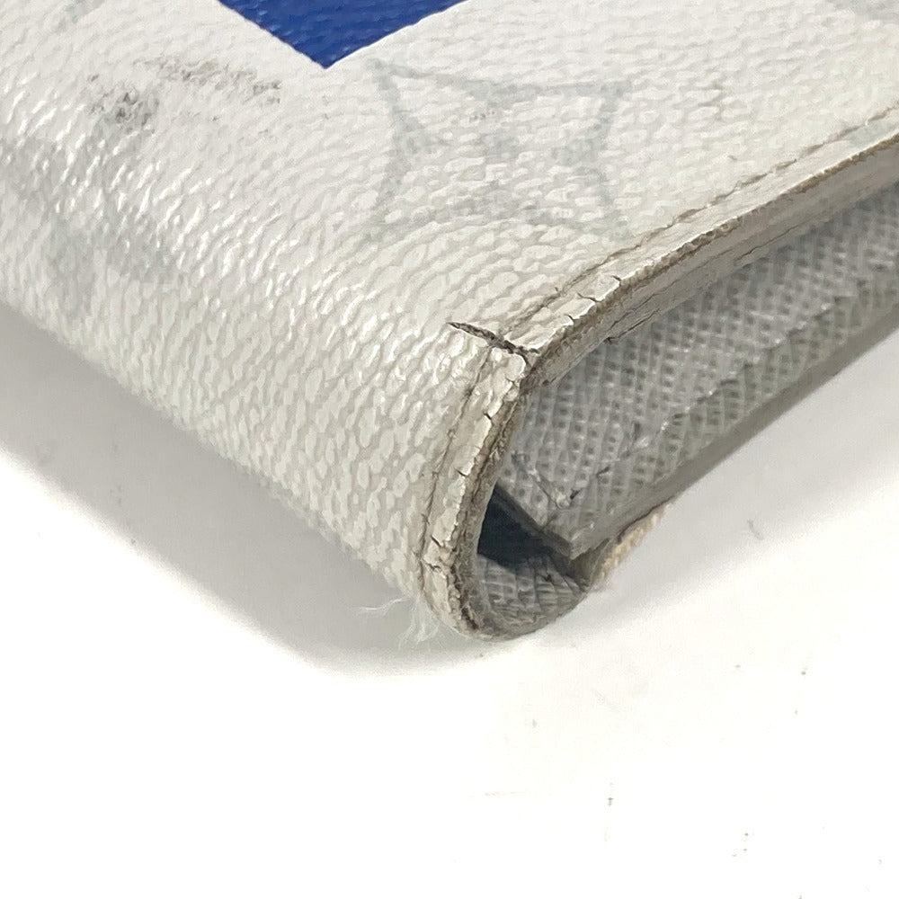 LOUIS VUITTON M67822 モノグラム ロゴストーリー ポルトフォイユブラザ 2つ折り ロングウォレット 長財布 モノグラムキャンバス メンズ ホワイト - brandshop-reference