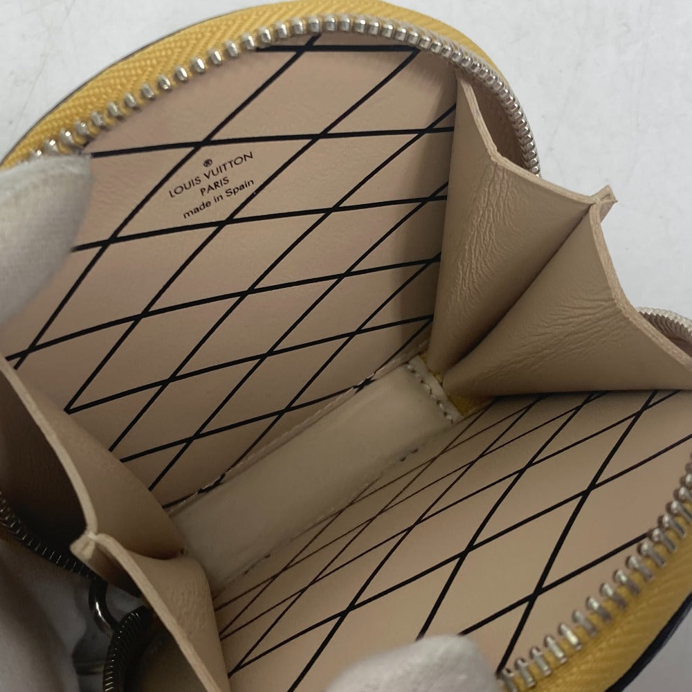 LOUIS VUITTON M52747 財布 小銭入れ チェーン付き マイクロ・ボワット・シャポー 新宿伊勢丹限定 コインケース レザー メンズ ベージュ