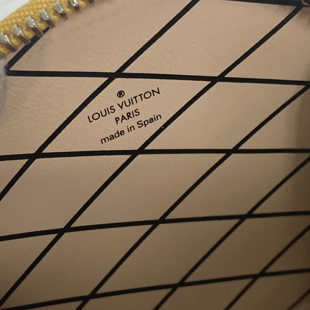 LOUIS VUITTON M52747 財布 小銭入れ チェーン付き マイクロ・ボワット・シャポー 新宿伊勢丹限定 コインケース レザー メンズ ベージュ