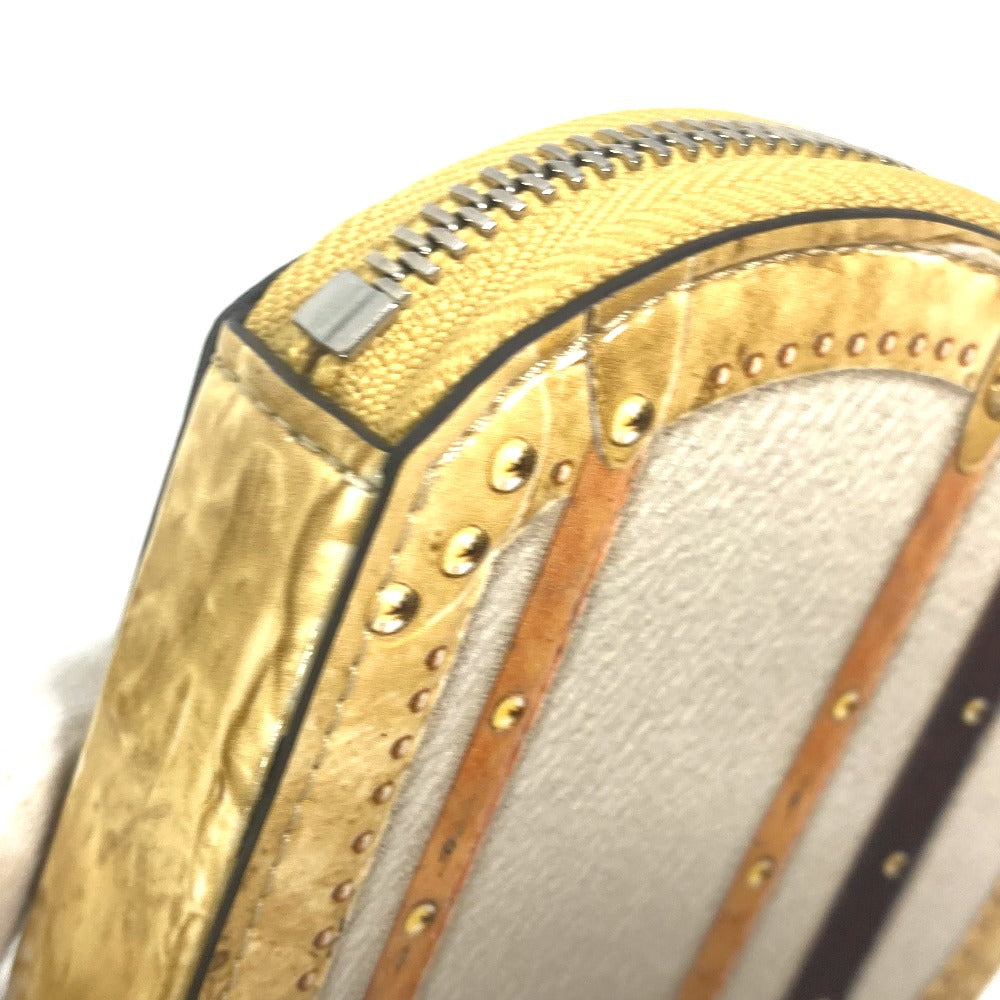LOUIS VUITTON M52747 財布 小銭入れ チェーン付き マイクロ・ボワット・シャポー 新宿伊勢丹限定 コインケース レザー メンズ ベージュ