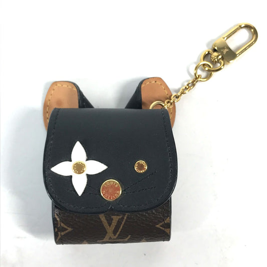 LOUIS VUITTON GI0448 猫 モノグラム キャット ネコ エテュイ・イヤホン AirPods エアポッズ イヤホン apple アップル バッグチャーム イヤフォンケース モノグラムキャンバス レディース