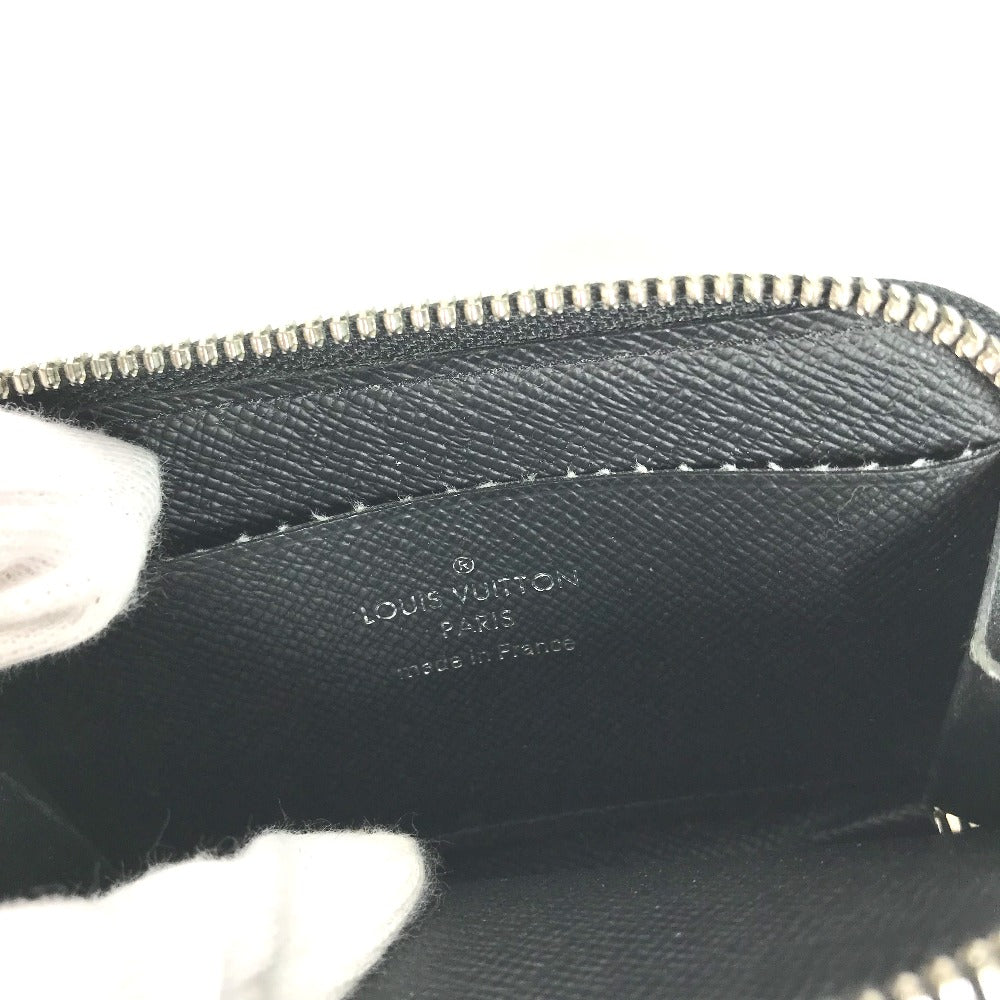 LOUIS VUITTON M63375 Taiga Porte Monnaie Jour L-shaped zipper wallet with coin purse in Taiga leather, men's Ardoise, black