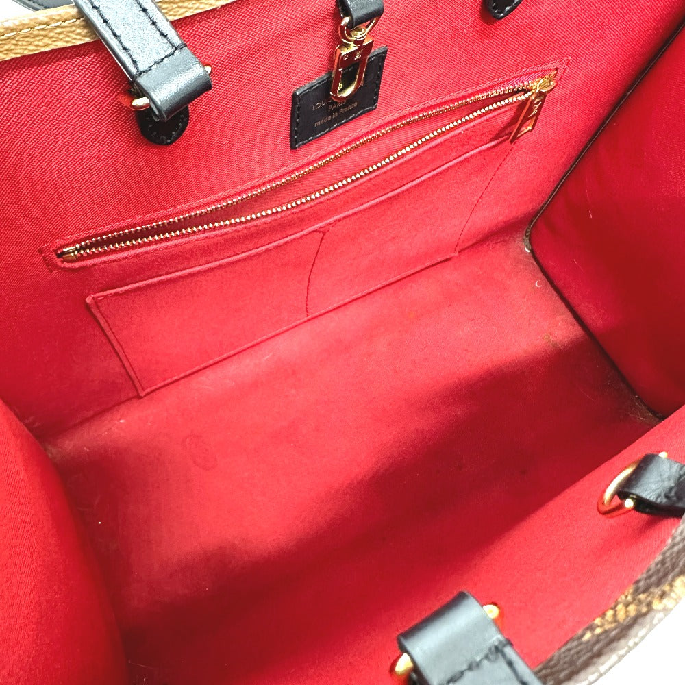 LOUIS VUITTON M45321 モノグラム オンザゴー MM カバン ショルダーバッグ 肩掛け トートバッグ モノグラムキャンバス レディース ブラウン - brandshop-reference