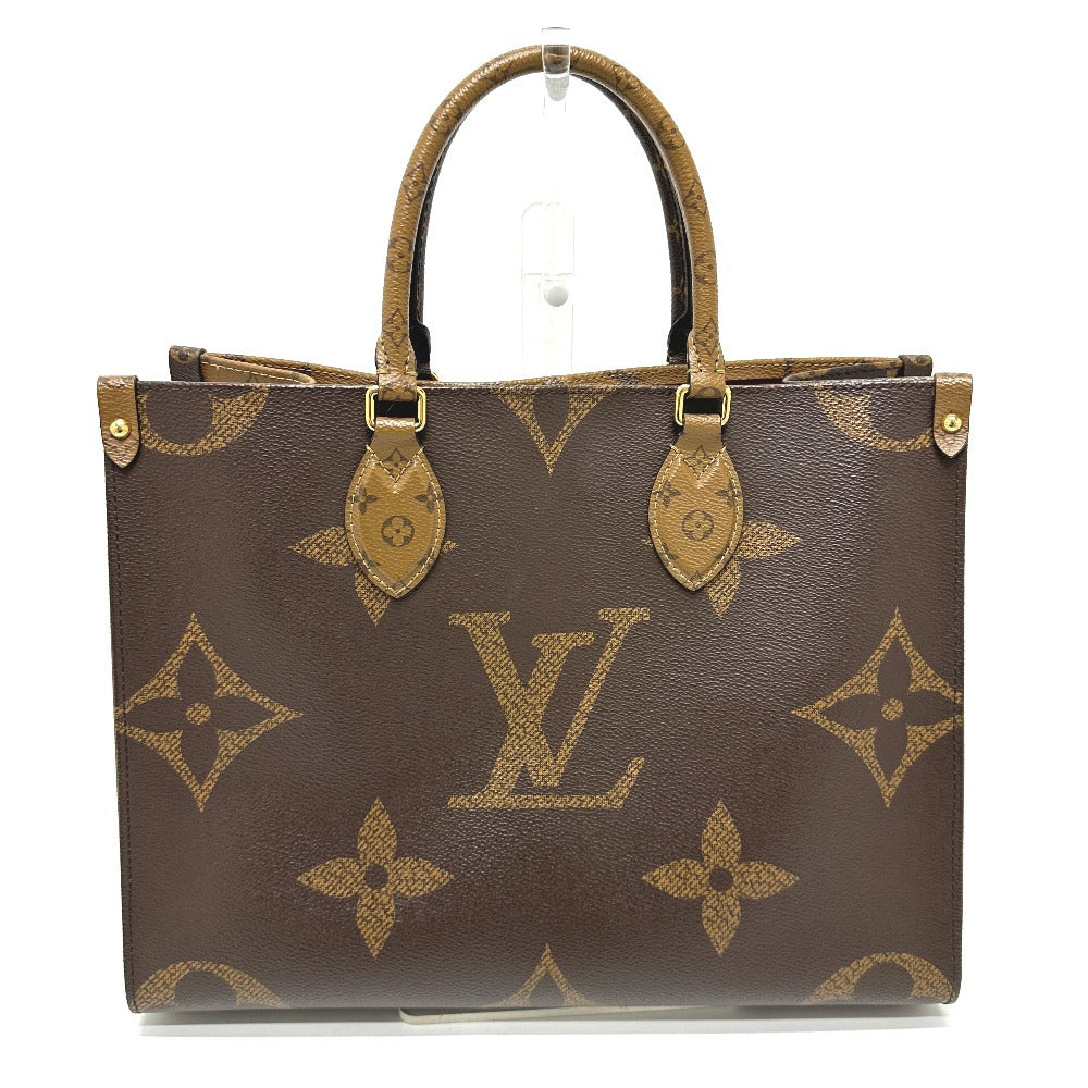 LOUIS VUITTON M45321 モノグラム オンザゴー MM カバン ショルダーバッグ 肩掛け トートバッグ モノグラムキャンバス レディース ブラウン - brandshop-reference
