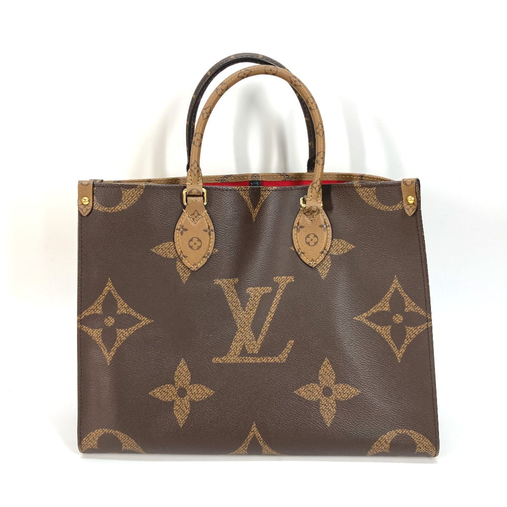 LOUIS VUITTON M45321 モノグラム  オンザゴー MM 2WAYバッグ カバン バッグ ショルダーバッグ ハンドバック 斜め掛け トートバッグ モノグラムリバースキャンバス レディース - brandshop-reference