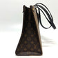 LOUIS VUITTON M45321 On the Go MM On the Go MM 2WAY bag Tote Bag Monogram Reverse Canvas Brown Used