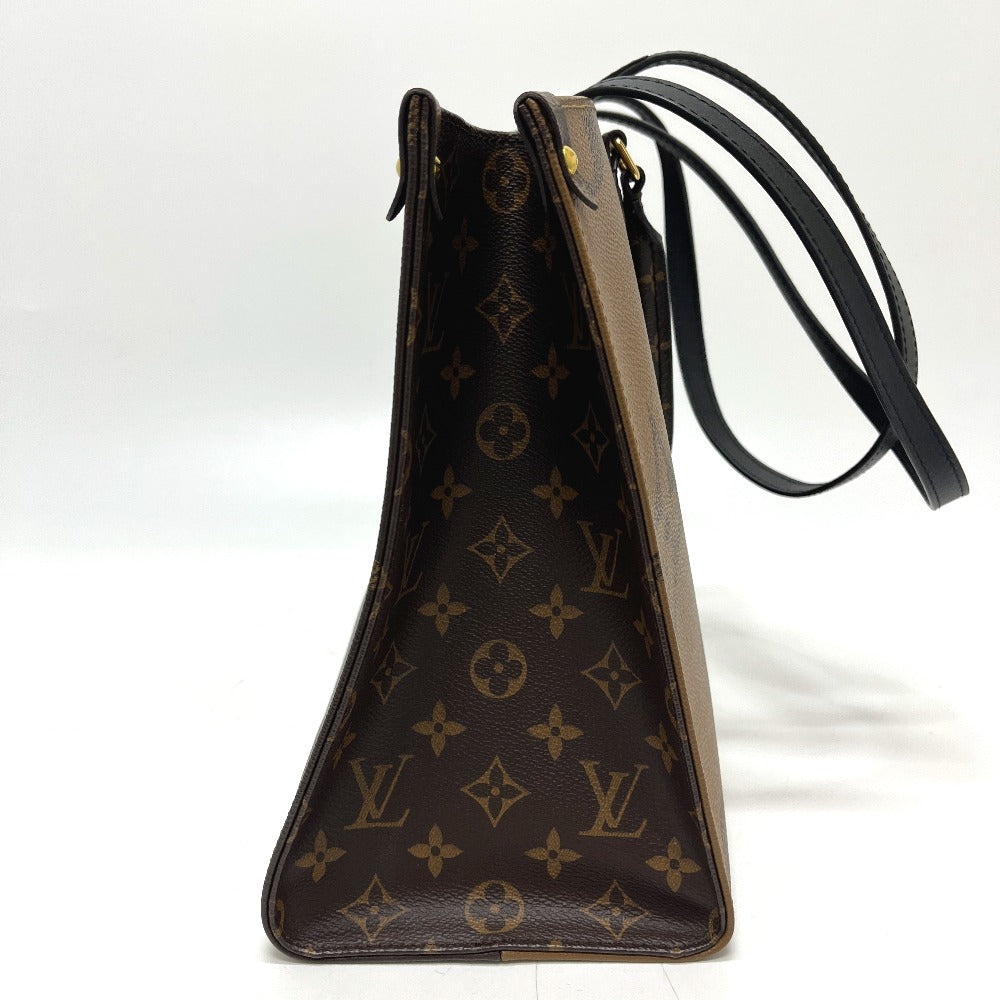 LOUIS VUITTON M45321 On the Go MM On the Go MM 2WAY bag Tote Bag Monogram Reverse Canvas Brown Used