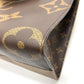 LOUIS VUITTON M45321 On the Go MM On the Go MM 2WAY bag Tote Bag Monogram Reverse Canvas Brown Used
