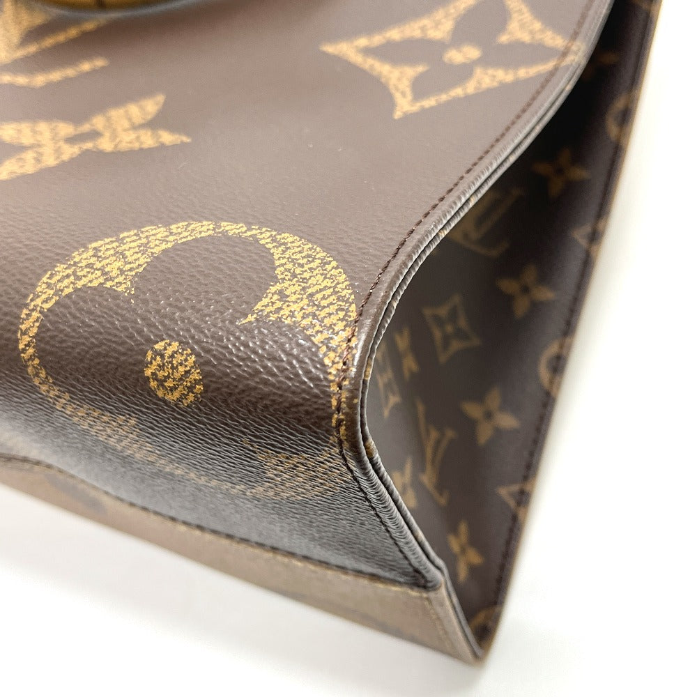 LOUIS VUITTON M45321 On the Go MM On the Go MM 2WAY bag Tote Bag Monogram Reverse Canvas Brown Used