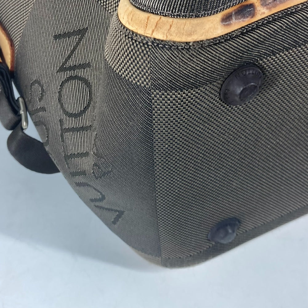 LOUIS VUITTON M93015 ダミエジェアン スヴラン 2WAYバッグ トラベルバッグ 旅行バッグ 斜め掛け カバン ボストンバッグ キャンバス ユニセックス テール カーキ