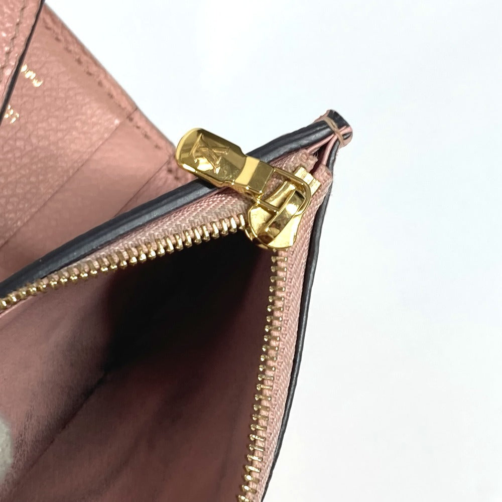 LOUIS VUITTON M62936 モノグラムアンプラント ポルトフォイユ ゾエ コンパクトウォレット 3つ折り財布 モノグラムアンプラントレザー レディース ローズプードル ピンク - brandshop-reference