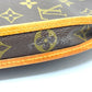 LOUIS VUITTON Monogram Vintage Racket Case Tennis Pouch Monogram Canvas Unisex Brown